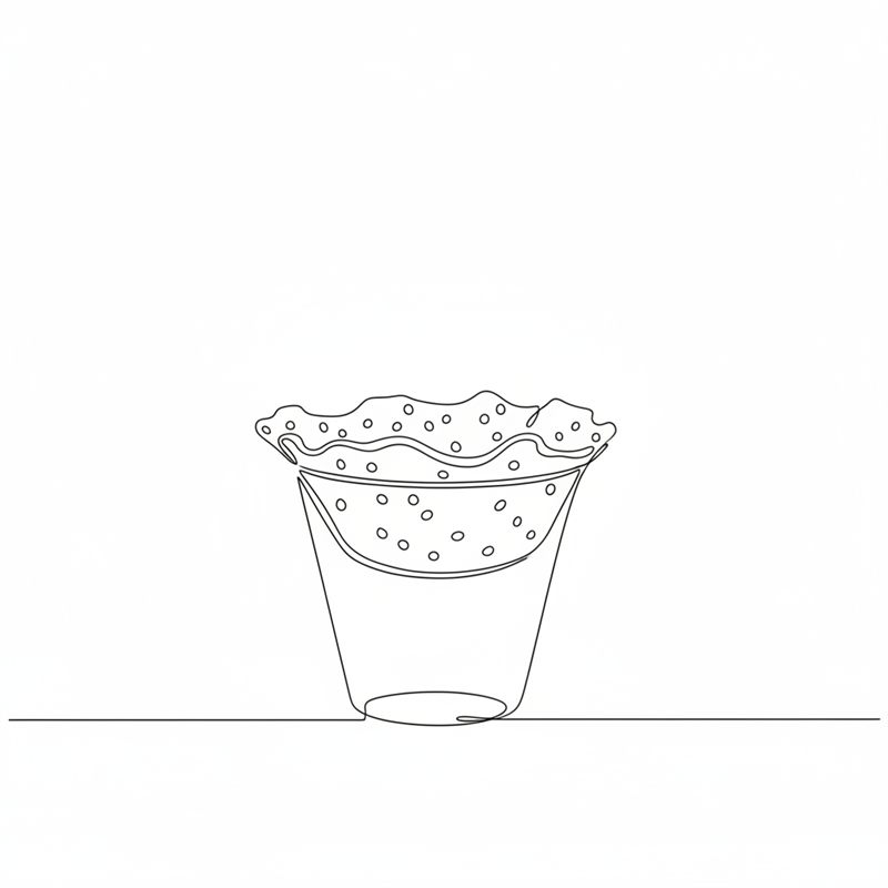 Illustration: der Käsefladen wird über ein umgedrehtes Glas gelegt