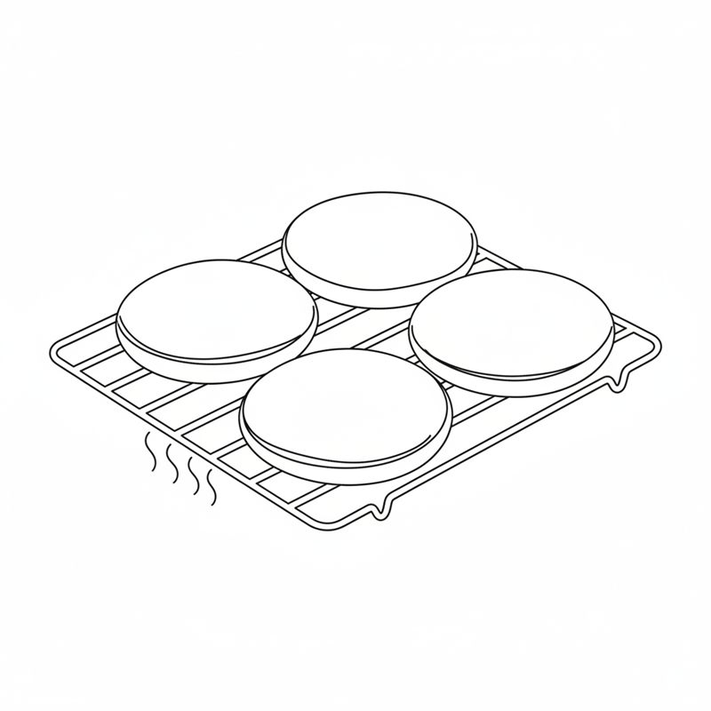 Illustration: aufgeschnittene Brötchen werden im Toaster aufgebacken